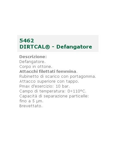 DEFANGATORE DIRTCAL 3/4 FF