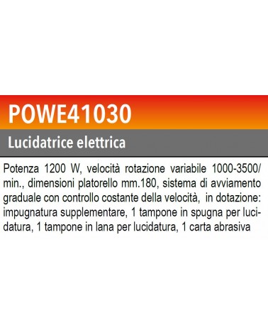 SMERIGL/LUCID 1200W diametro  180 