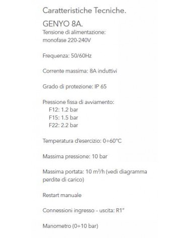 REGOLAT.PRESS GENYO 8A/F15