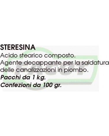 STERESINA 100g  PACCHI 1kg