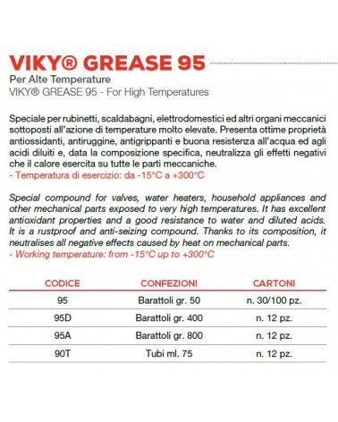 GRASSO GREASE 95 VIKY 50GR