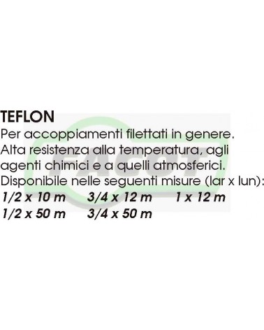 TEFLON 1/2X12 SP 0.076    