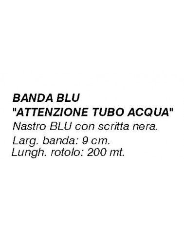 BENDA ATTEN ACQUA BLU 200M