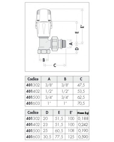 VALV SQ TERMOS X FERRO 1" 