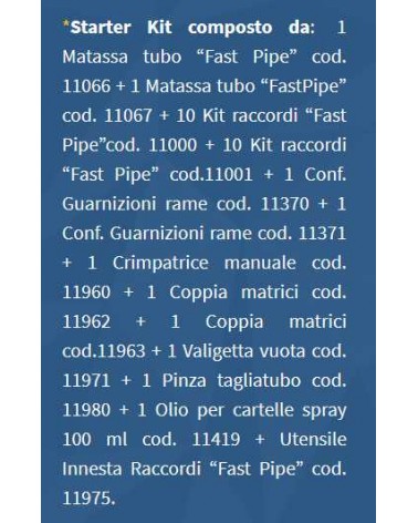 KIT FAST PIPE MULTIST COND