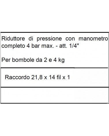 RIDUT PRESS C/MAN 4BAR 1/4