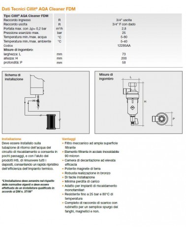 CILLIT-AQA CLEANER FDM 3/4