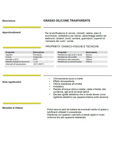 GF501 SILICON TRASP 125ML 