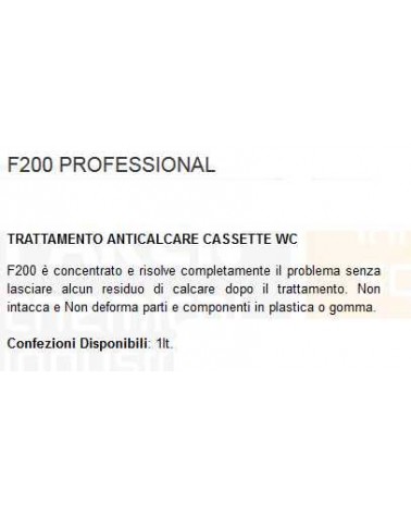 F200 ANTICALC CASS WC 1LT 