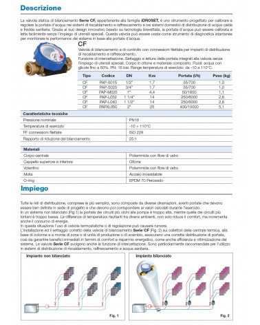 VALVOLA STATICA BILANC 1" 