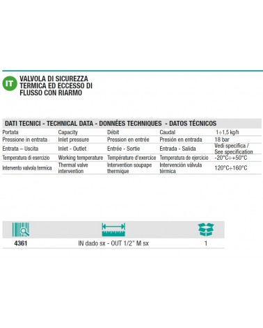 VALV TERMOSTOP 1/2 C/MAN  