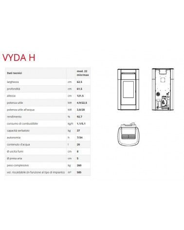 TERMOSTUFA PLT VYDA H 22KW