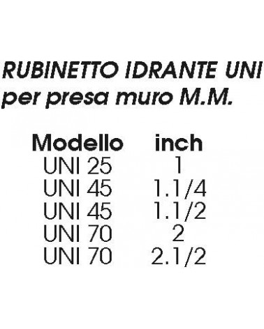 IDRANTE UNI 45  1,1/2     