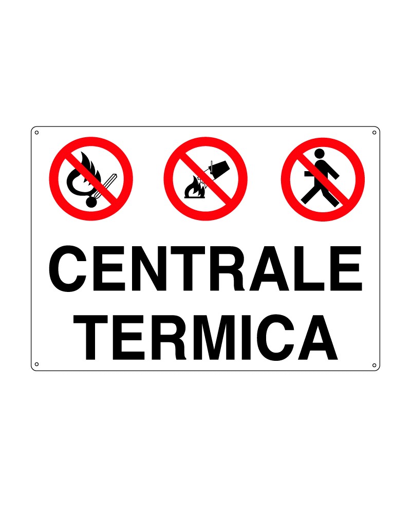 CARTEL CENTR TERMICA 30x20