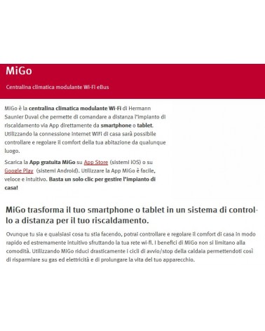 CENTR CLIMATICA WIFI MIGO 