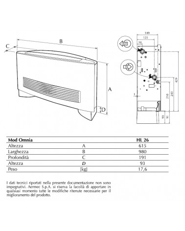 VENTIL OMNIA HL 25 CM  4KW