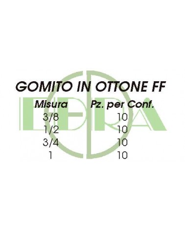 GOMITO CROMATO OTT FF 3/8 