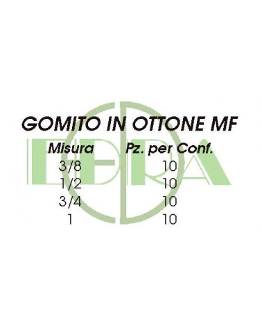 GOMITO CROMATO OTT MF 3/8 