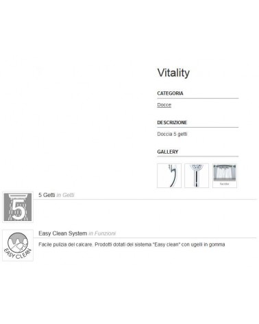 DOCCETTA VITALITY 5J CROMO