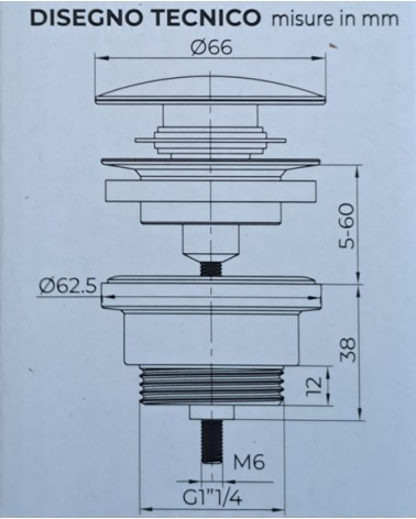 PILETTA CLICCLAC 1,1/4 UNI