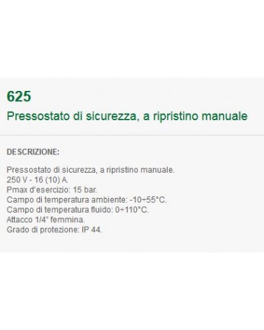 PRESSOST DI MASSIMA 2-4,5B