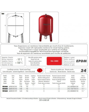 VASO ESP RISC VRV-500 11/4