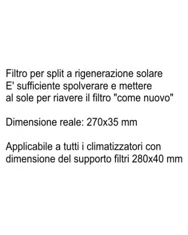 FILTRO RIGENER SOLARE 28X4