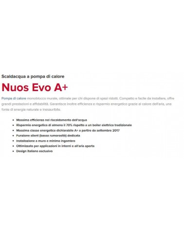 PDC NUOS EVO A+ 110 WH    