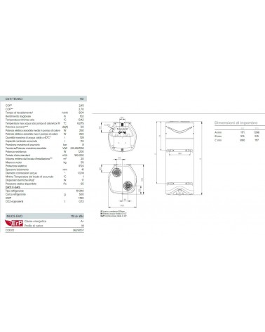 PDC NUOS EVO A+ 110 WH    