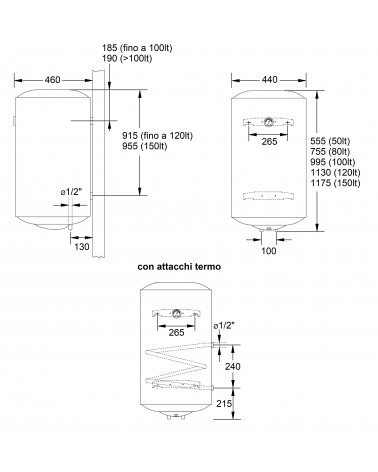 SCALD TERMO DX DEL? 80L 5A