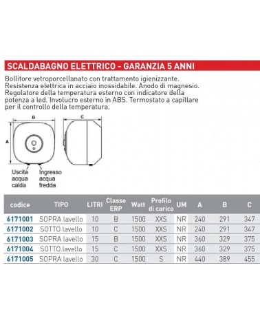 SCALDAB. DEL? 10LT SPL  5A