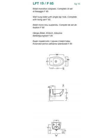 BIDET SOSP.LFT SPAZ BIANCO