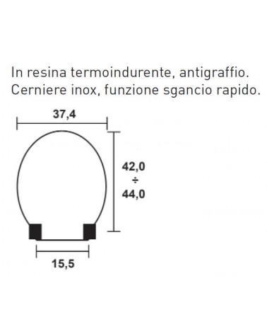 SEDILE STAR TERMOI CER/INX