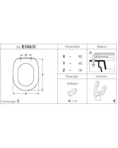 SEDILE FIORILE CURVO MDF B