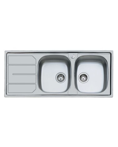 LAVELLO INOX 116X50 BUC.DX