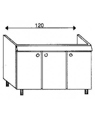 SOTTOL.x INOX  120x50 BIAN