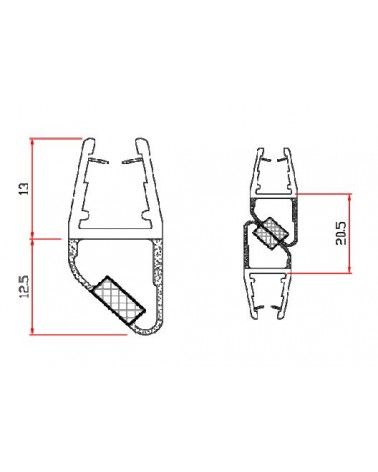 GUARNIZ MAGN 45? CRI 6/8MM