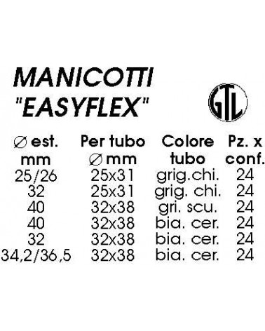 MANICOTTO EASY  32 1-1,1/4