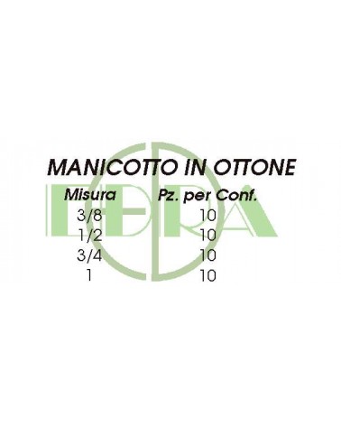 MANICOTTO CROMATO OTT 3/8 