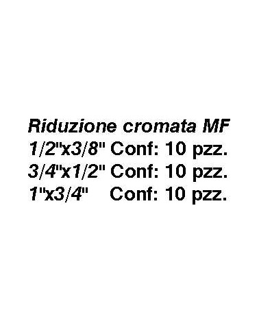 RIDUZIONE  CROM MF 1/2x3/8