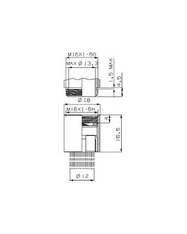 AERATORE AFO 16x1 FEMM "A"