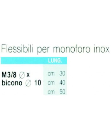 FLESSIB.ACC.M 3/8xdiametro 10 25cm