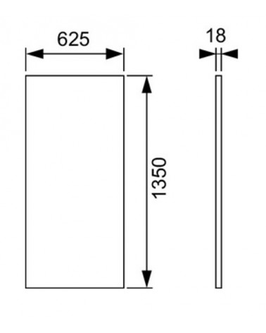 PANN. CARTONGESSO H135XL62