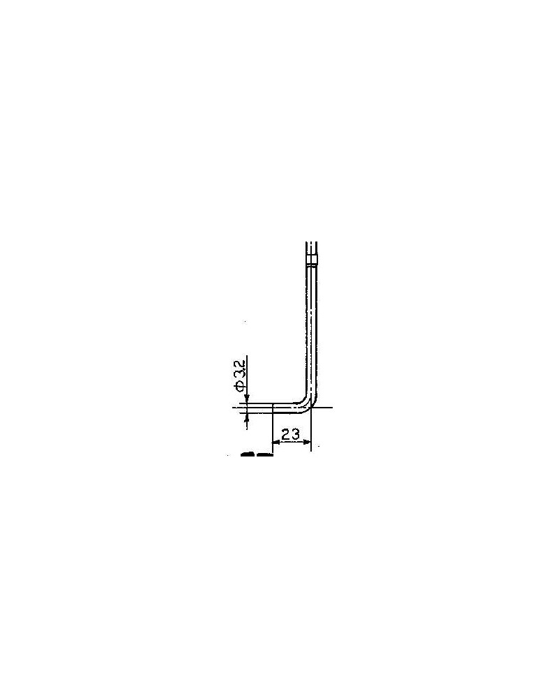 TUBO DI SCARICO INF x WC  