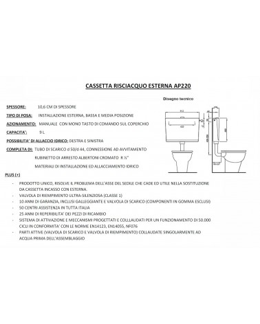 CASSETTA SLIM  SPES 10.5CM