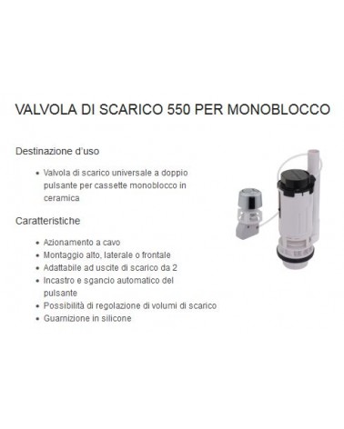 VALVOLA SCAR 550 x MONOBL.