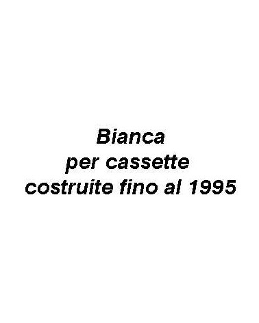 PLACCA MONO CLASSIC BIANCA