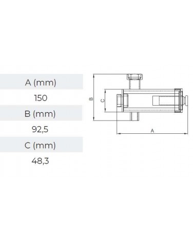 DEFANG AISI304 3/4    60MM