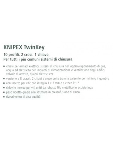 TWIN KEY 20 UTILIZZI      