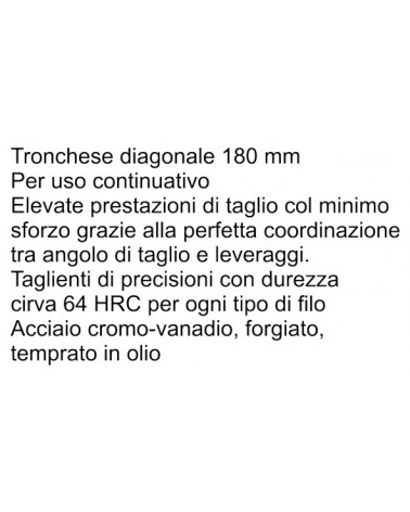 TRONCH DIAGON diametro  2.2 MM 180